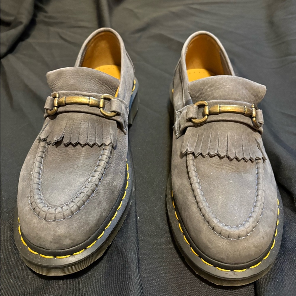 Dr. Martens Adrian Snaffle Loafers in Washed Denim